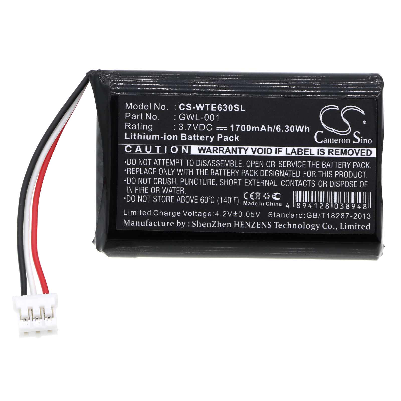 Wacom Airliner-WS100-Tablet battery CTE-620BT Graphire-4