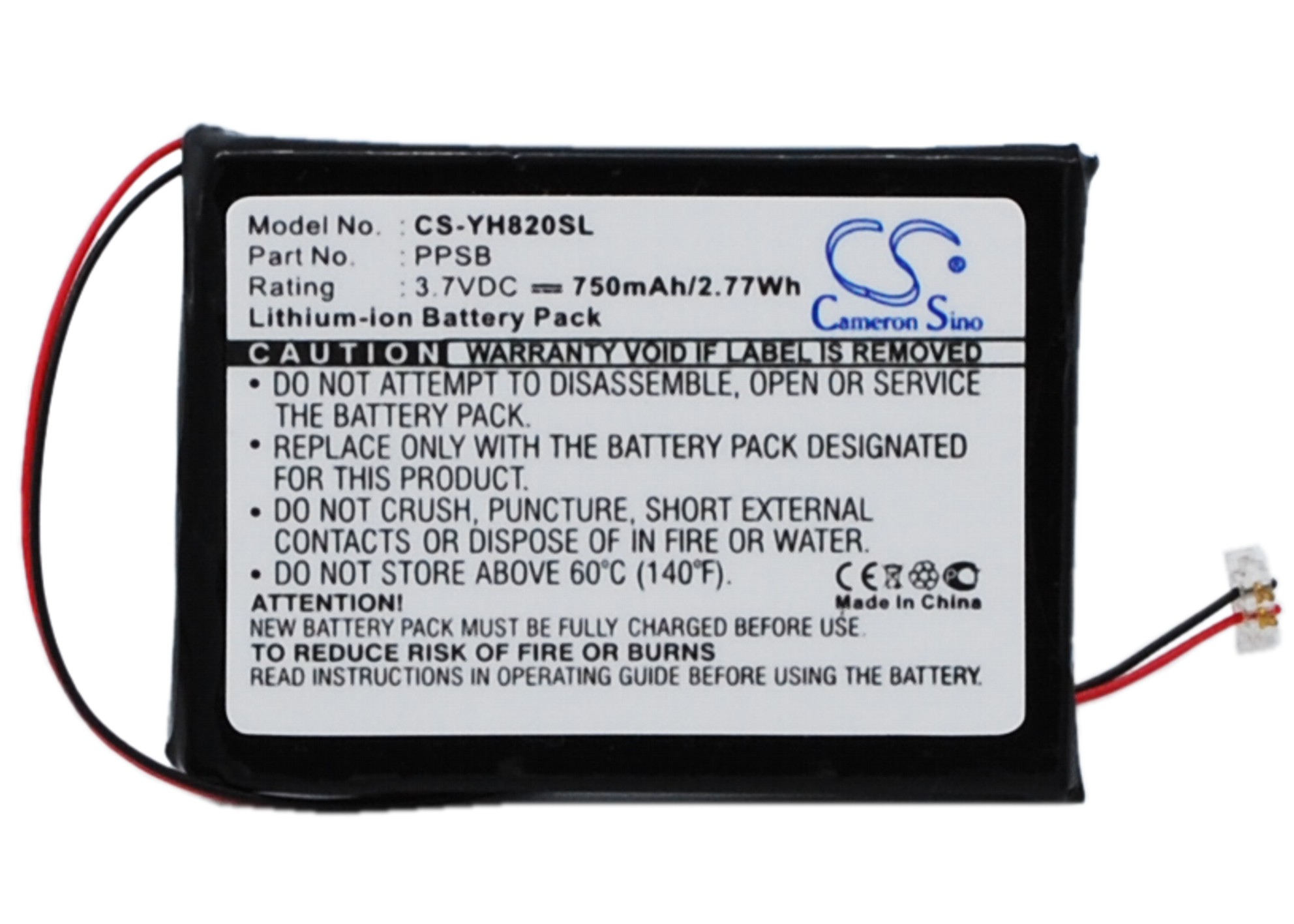 Samsung battery YEEP YH-820 YH-820MW XSH rechargeable