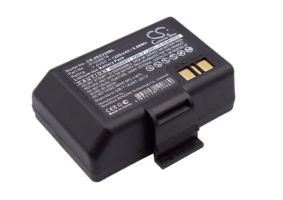 Zebra EZ320 receipt printer P1026078 battery P1036704-011 replacement