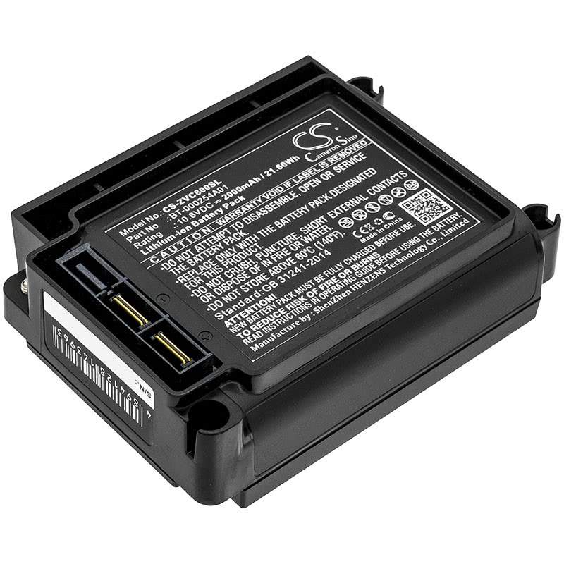 Zebra VC80 battery BT-000254A01 KT-VC80-BTRY1-01 10.8v 2000mAh