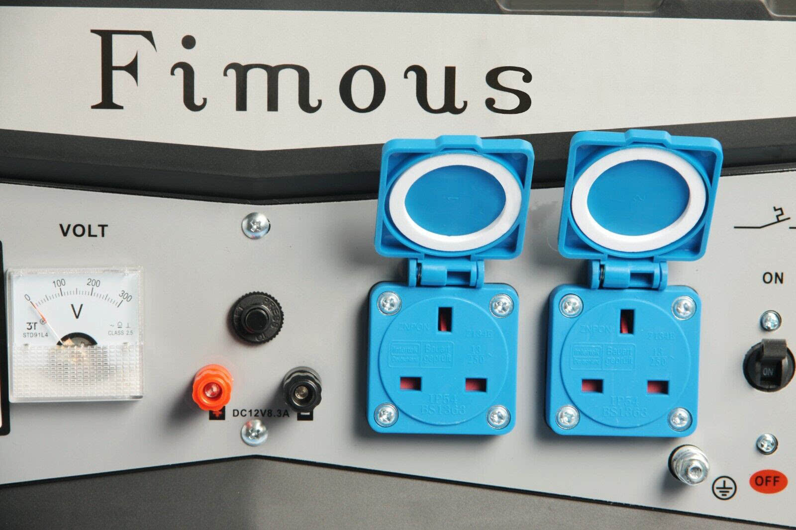 Fimous FM6800W-E battery 8HP petrol generator