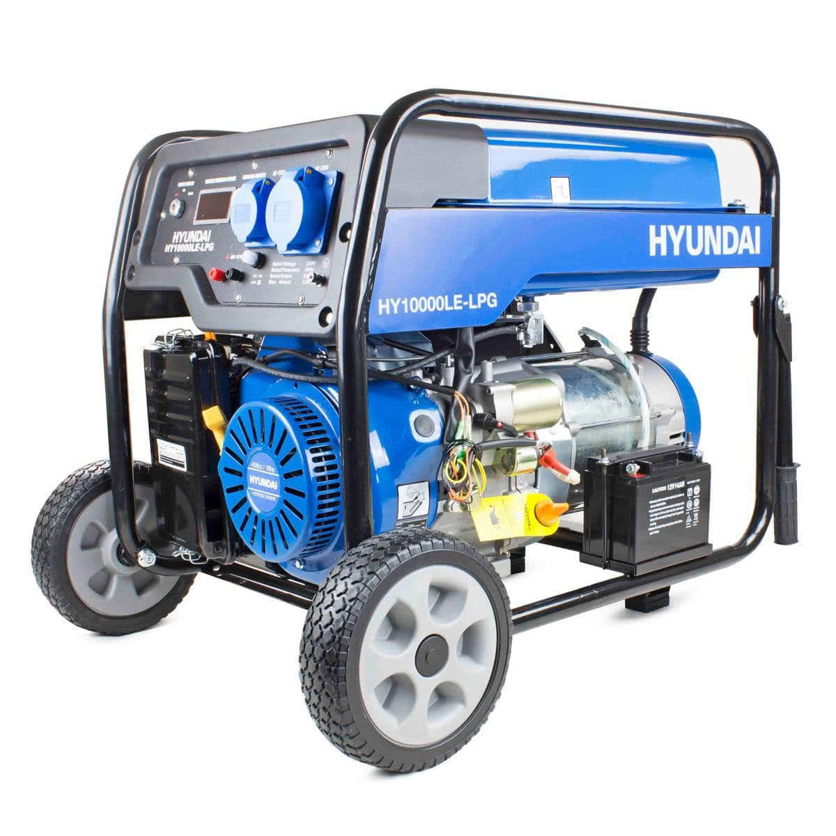 Hyundai HY10000LE-LPG generator battery replacement