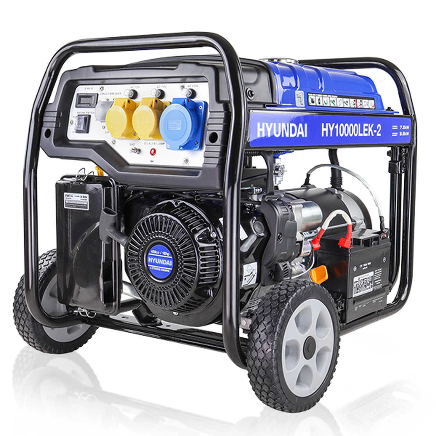 Hyundai HY7000LEK-2 HY9000LEK-2 HY10000LEK-2 battery generator