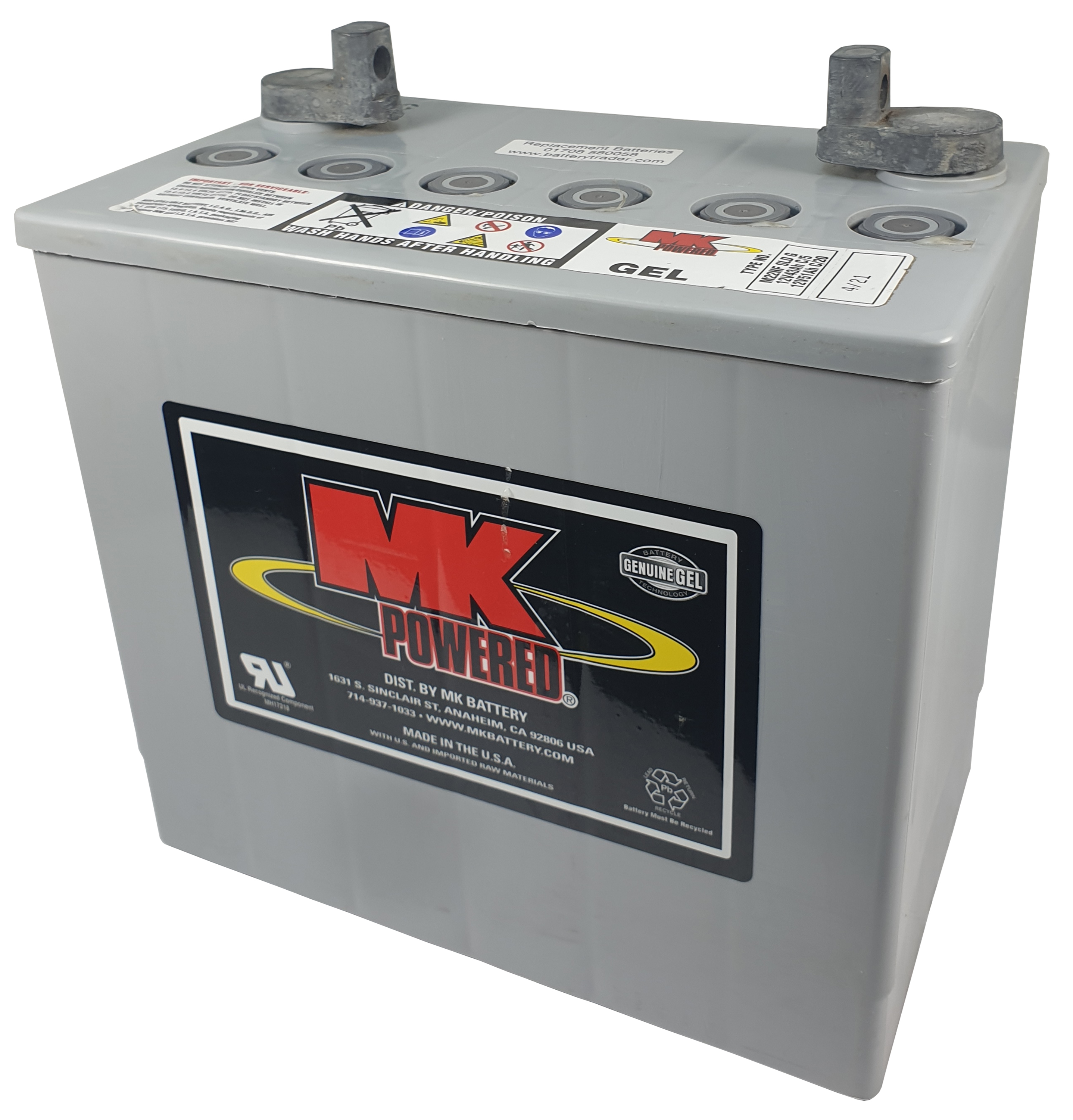 Invacare Ranger-II RWD FWD battery replacement set mobility