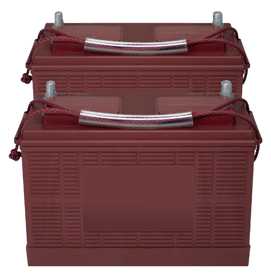 Tennant T290 scrubber dryer battery replacement set