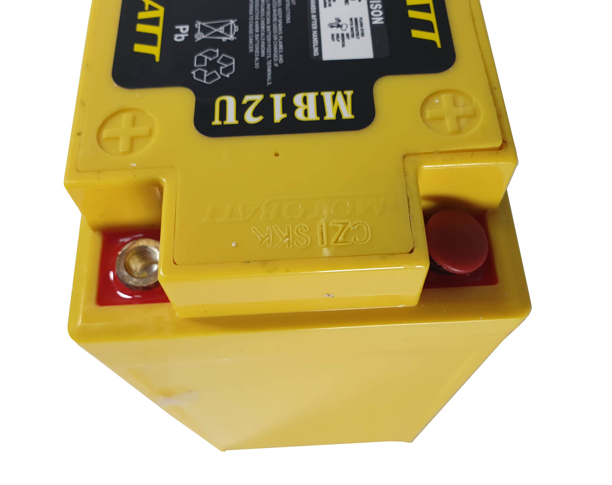 MB12U Motobatt battery replacement AGM 12v 160CCA