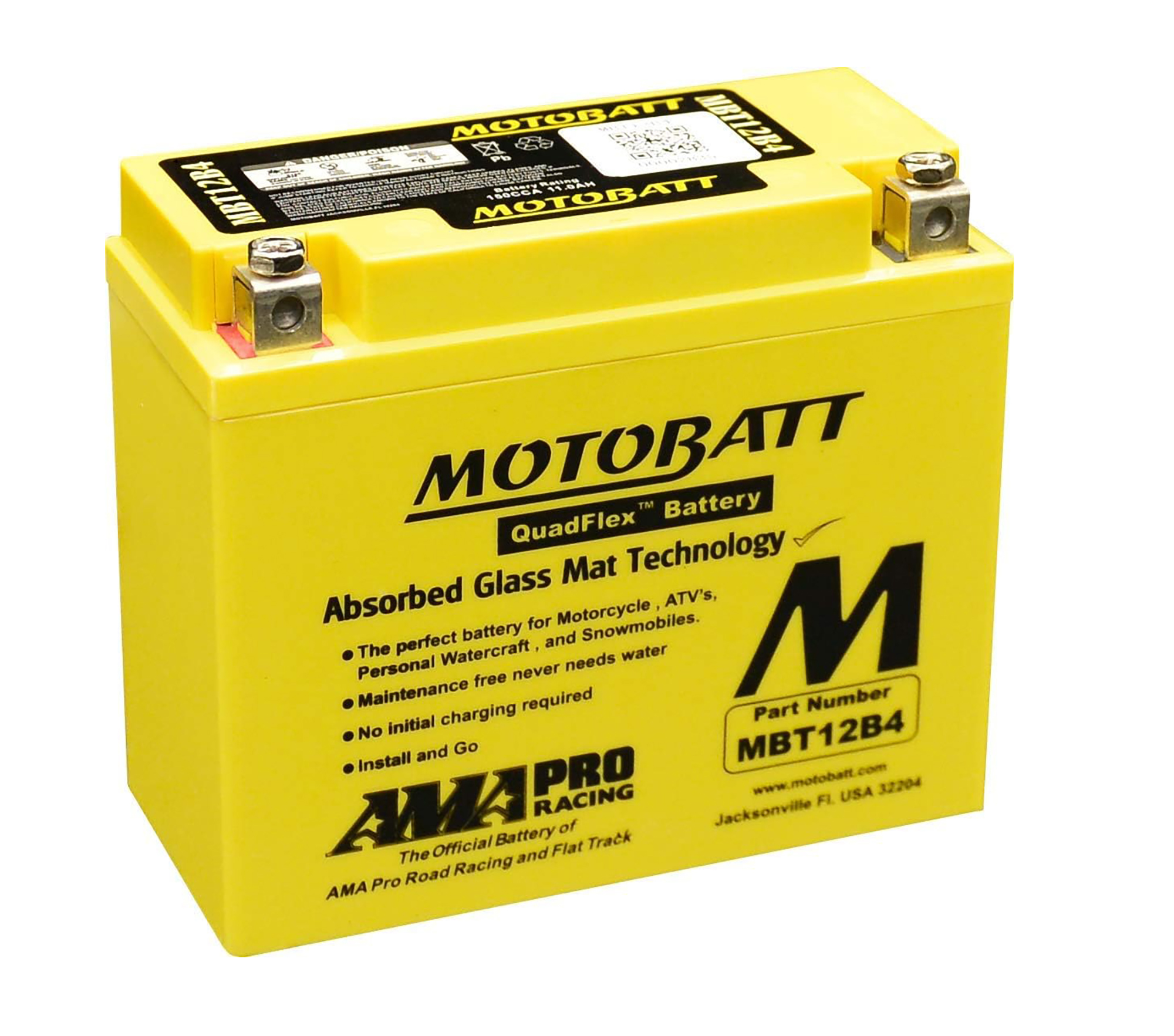BTY-YT12B-BS-00 4TX-82100-02-00 battery replacement motorcycle 12v