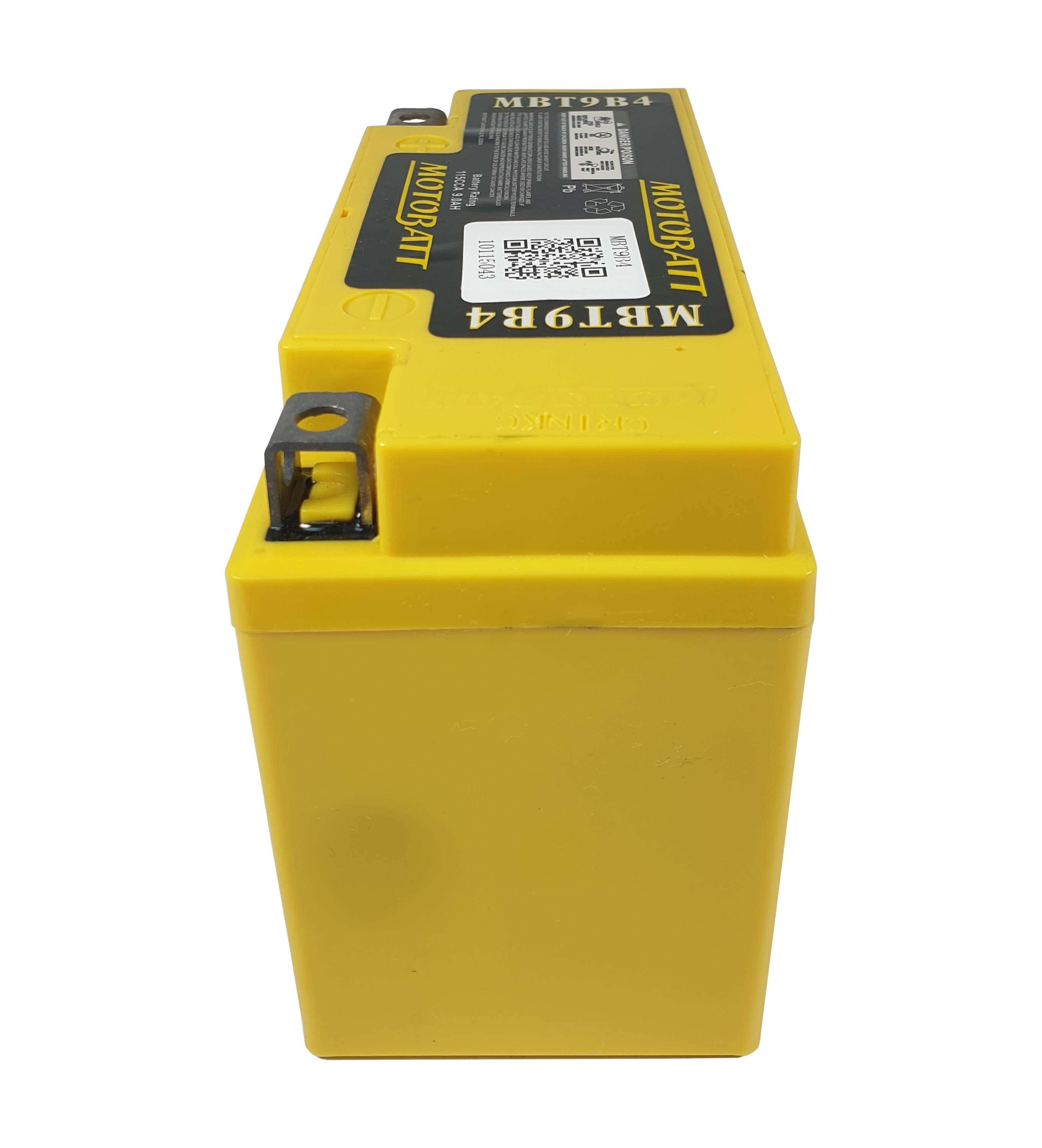 MBT9B4 Motobatt battery AGM replacement 12v 115CCA