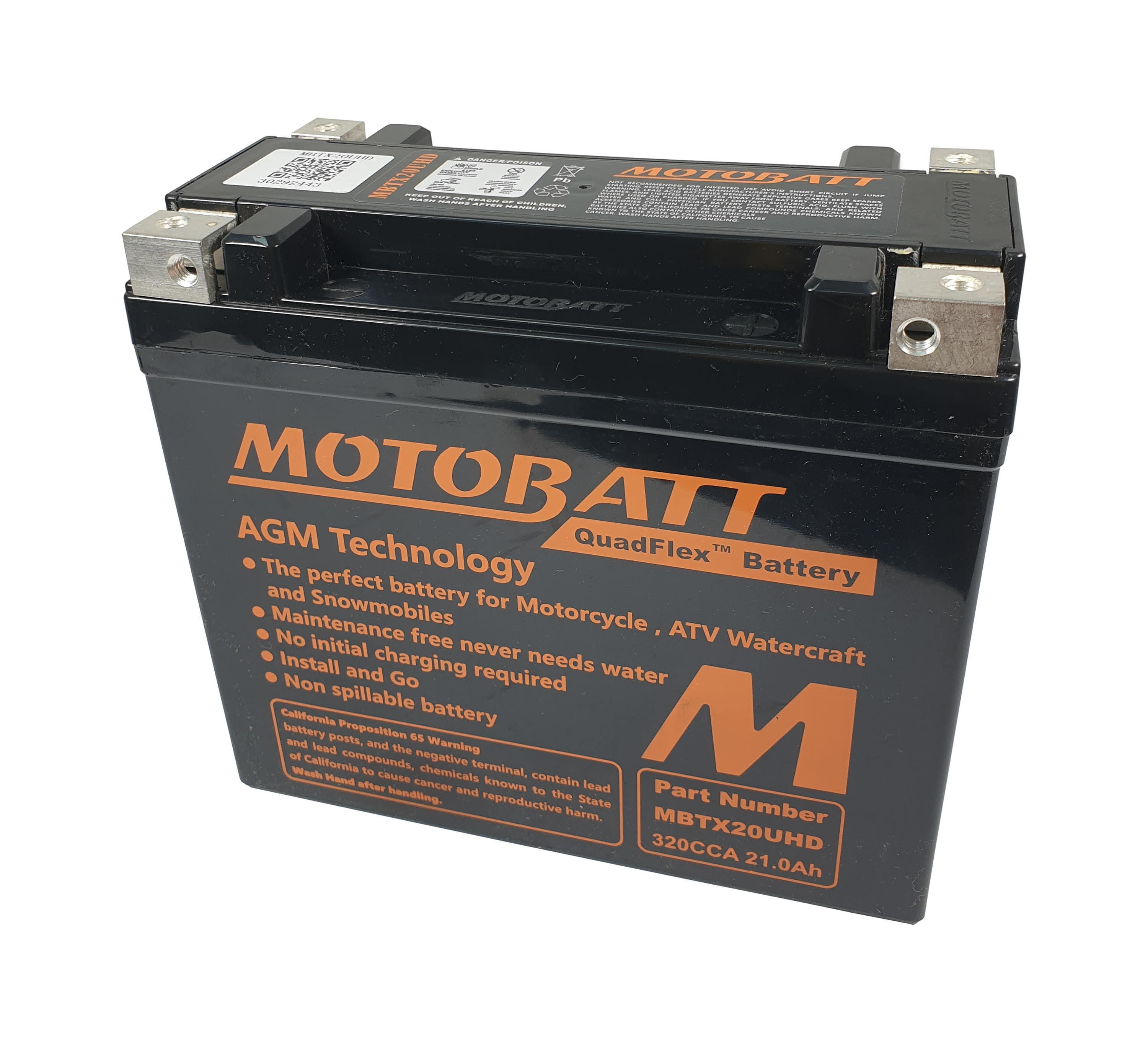 MBTX20UHD Harley Davidson Motobatt battery black 310CCA