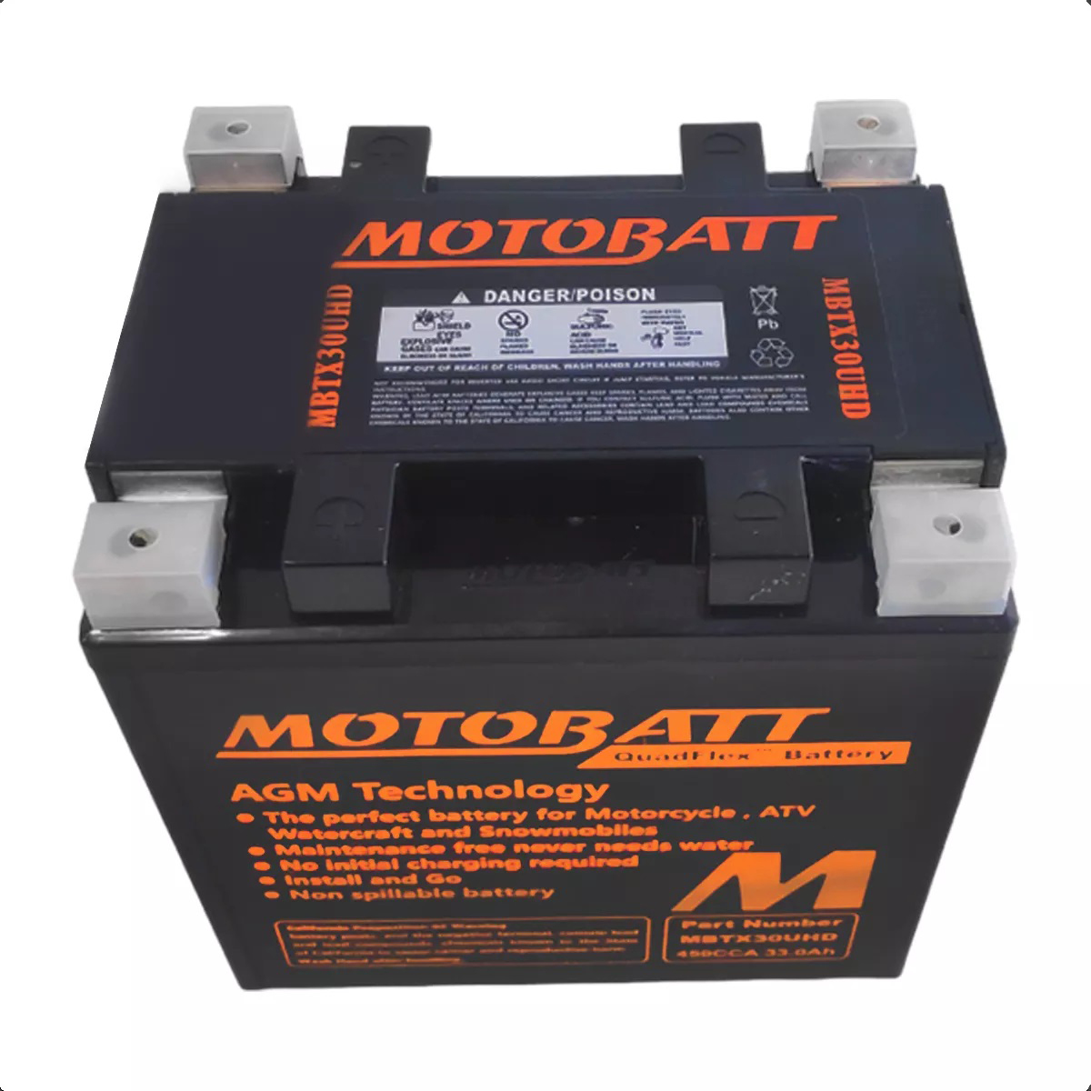 Granit 57953034 battery black AGM 12v replacement