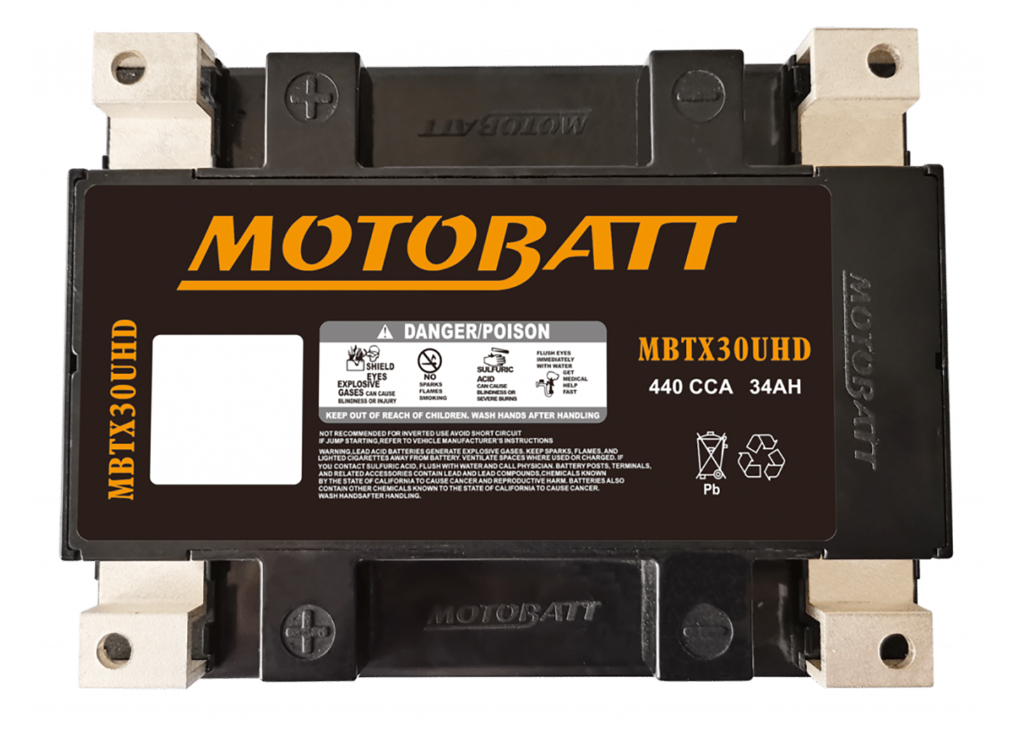 Granit 57953034 battery black AGM 12v replacement