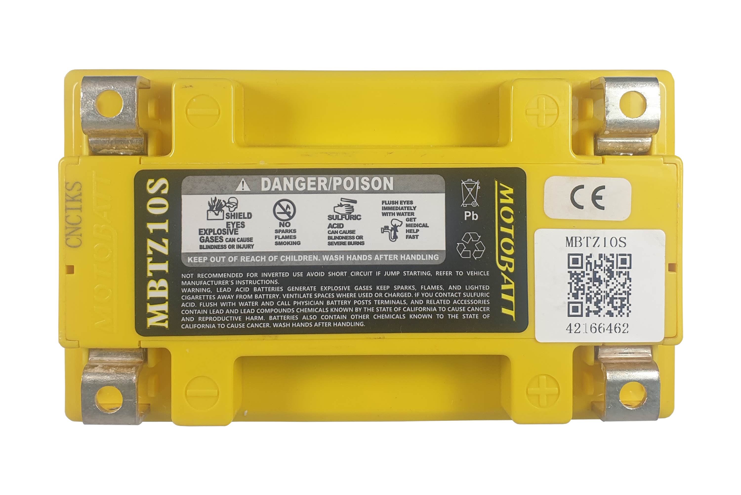MBTZ10S AGM Motobatt battery replacement 12v 190CCA