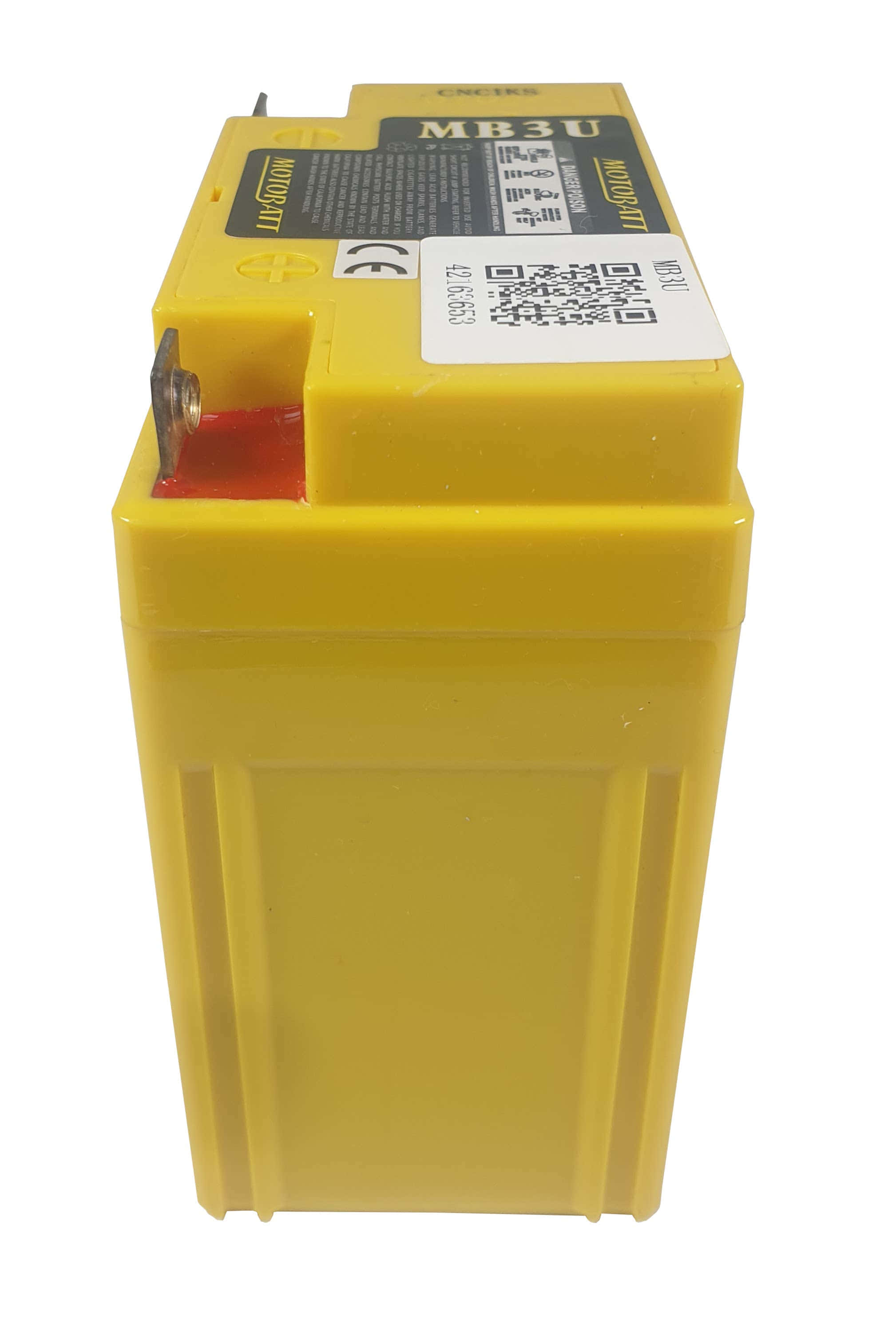 Motobatt AGM Quadflex MB3U battery replacement 12v 50CCA
