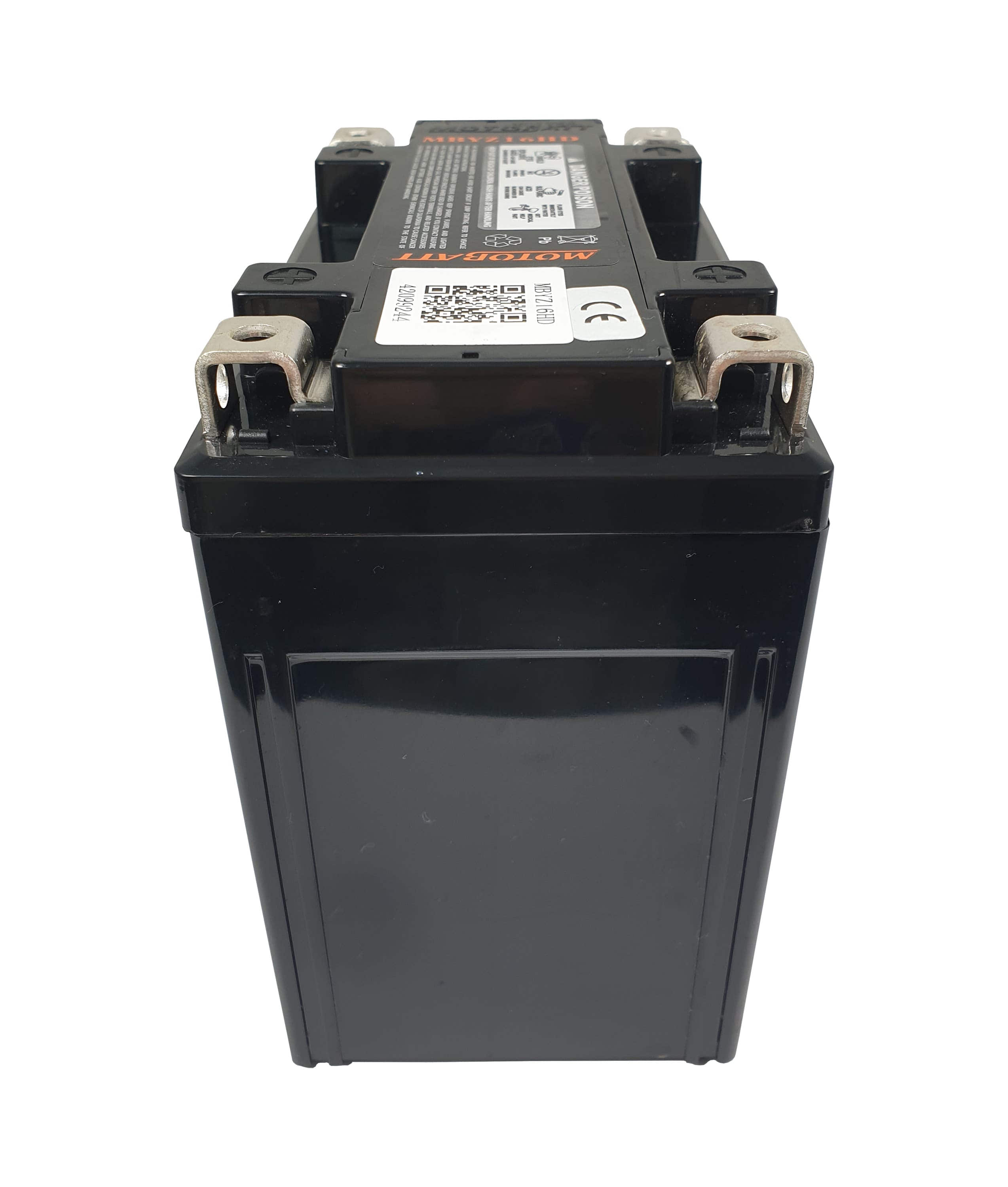 Motobatt MBYZ16HD battery black AGM 12v motorcycle