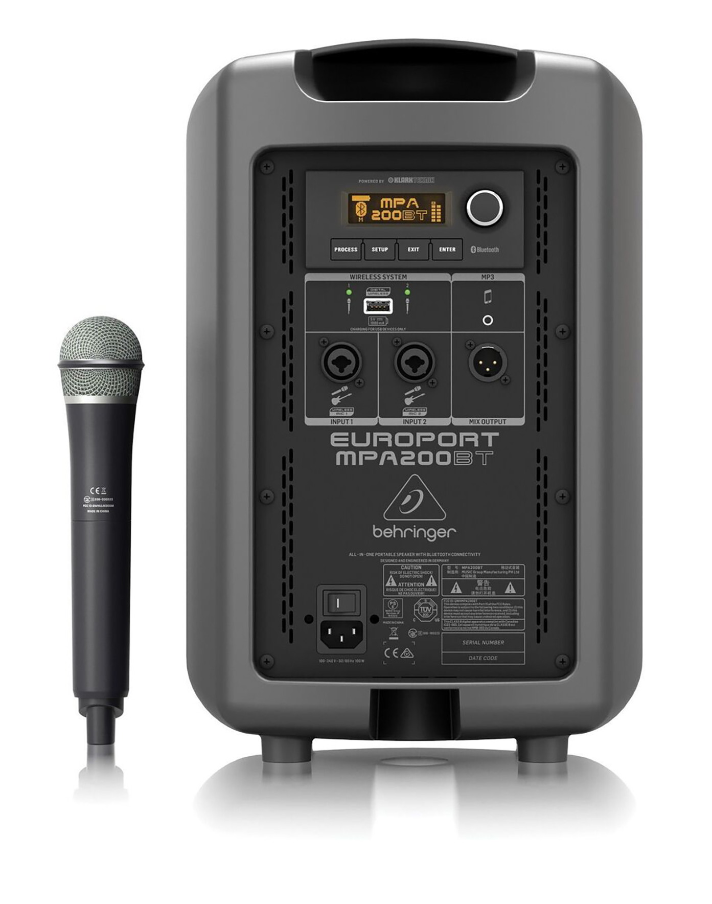 Behringer MPA200BT speaker battery replacement