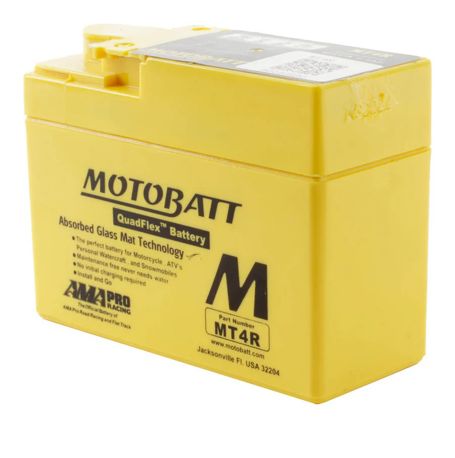 Motobatt MT4R battery rechargeable 12v motorcycle 12v 2ah