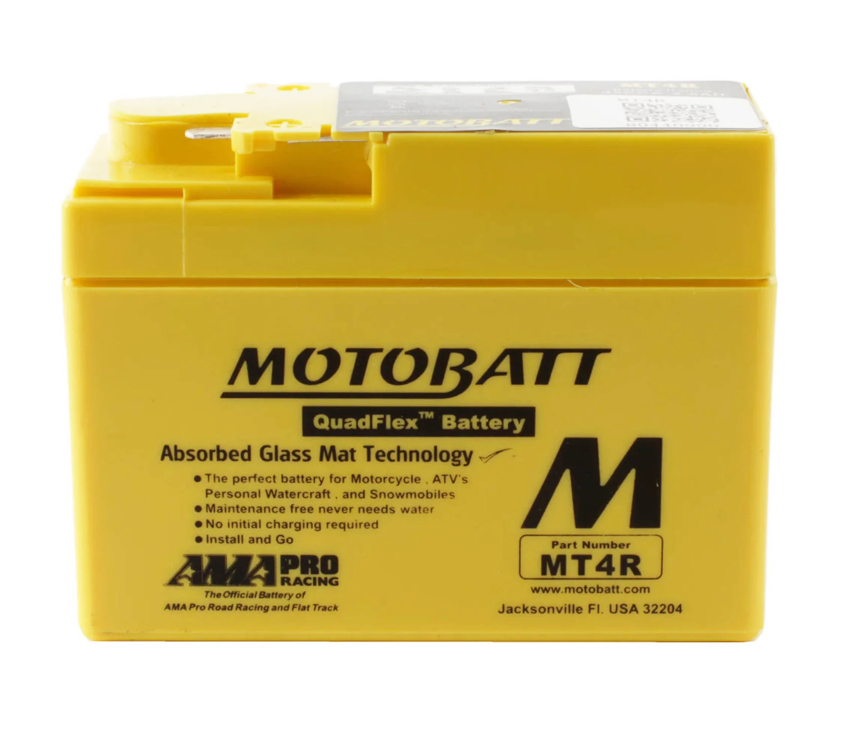 Motobatt MT4R battery rechargeable 12v motorcycle 12v 2ah