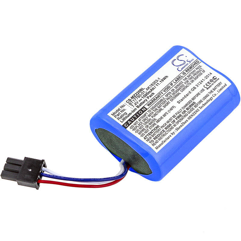 Zebra MZ220 MZ320 mobile printer battery replacement rechargeable