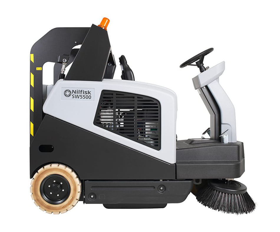 Nilfisk SW5500-B battery replacement, floor sweeper