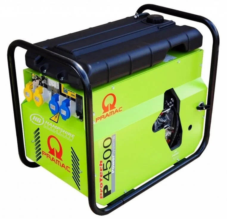 Pramac P4500 Electric start Diesel Generator battery