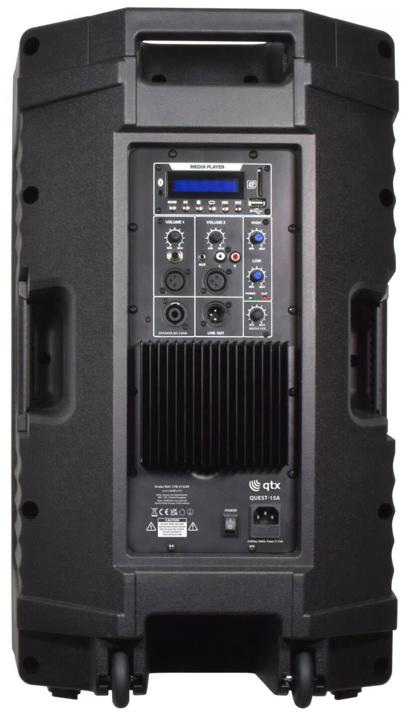 QTX-Quest-12 15 battery replacement portable PA.
