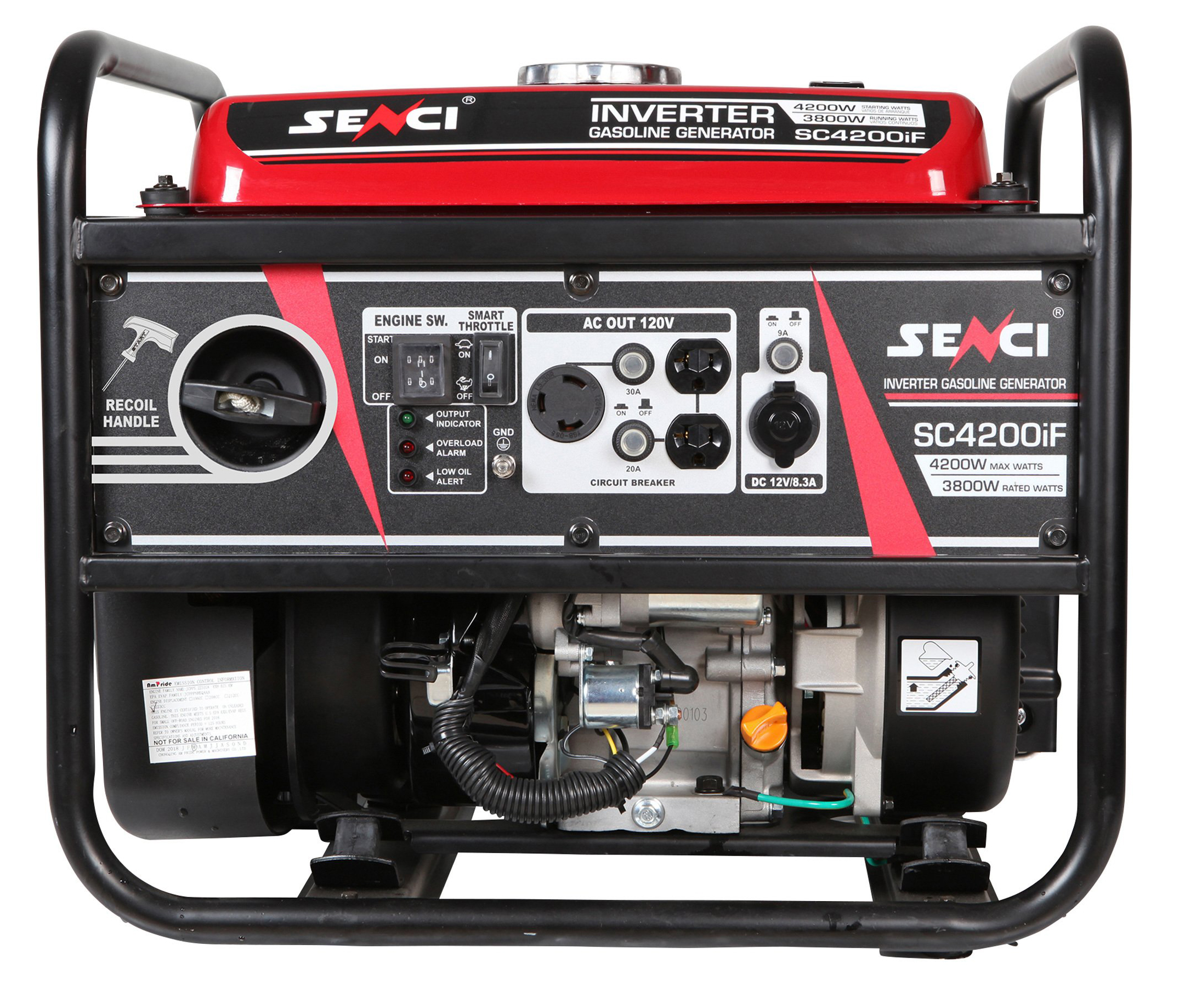 Senci SC4200iF battery, Petrol Invertor Generator