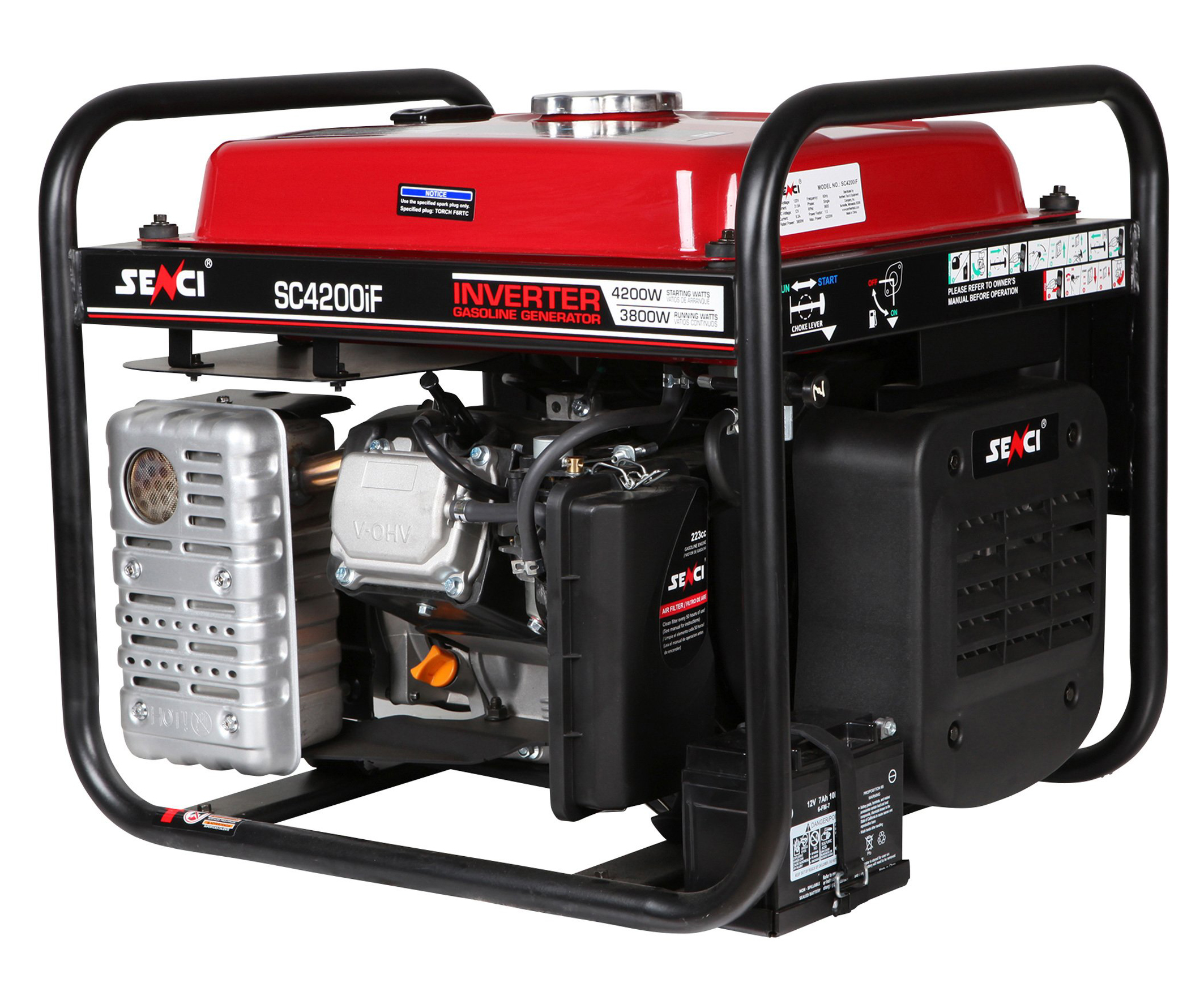 Senci SC4200iF battery, Petrol Invertor Generator