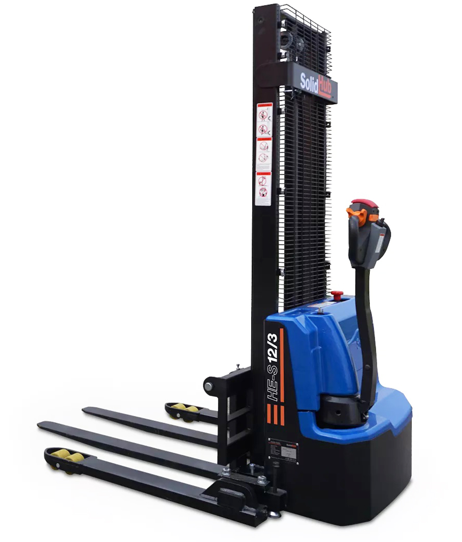 SolidHub HE-S12/3 battery replacement straddle pallet truck