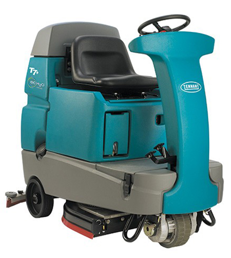 Tennant T7+ battery replacement, ride-on scrubber dryer