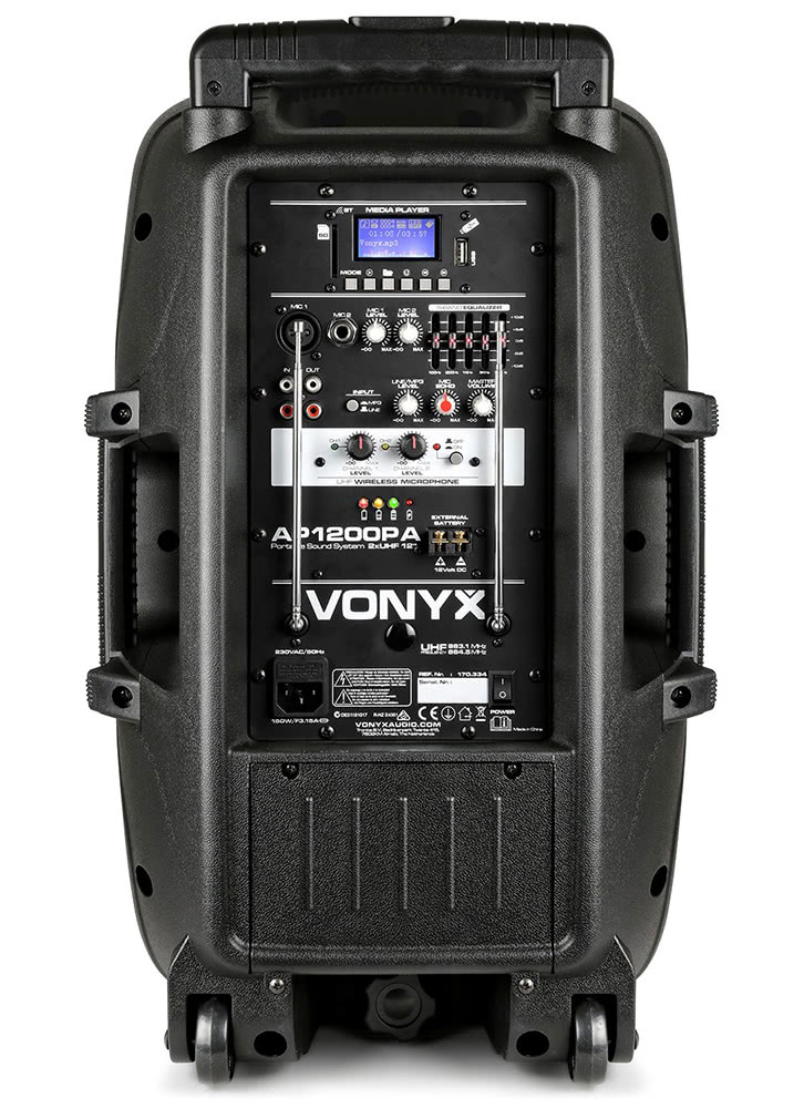Battery replacement for Vonyx AP1200PA AP1500PA PA system