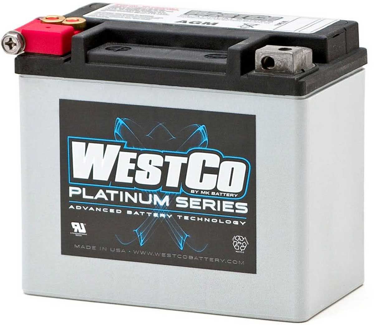 WCP12 SVR12 WestCo Platinum motorbike battery 12v 10ah