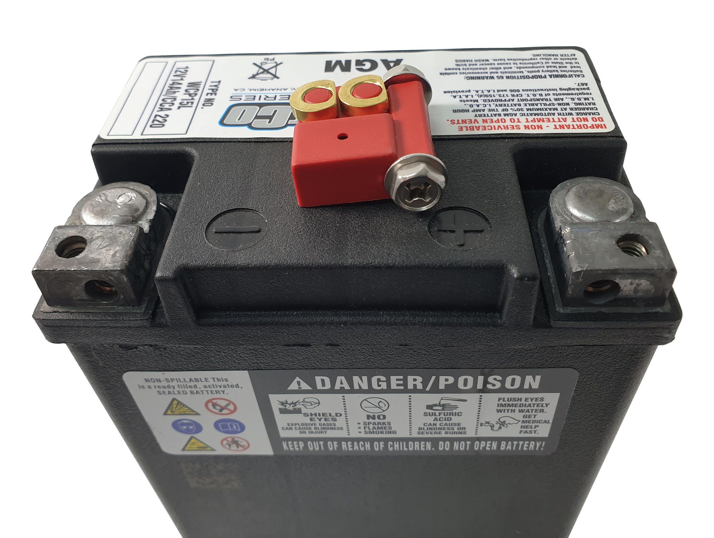 WCP15L SVR15L WestCo Platinum battery 12v 14ah 220CCA