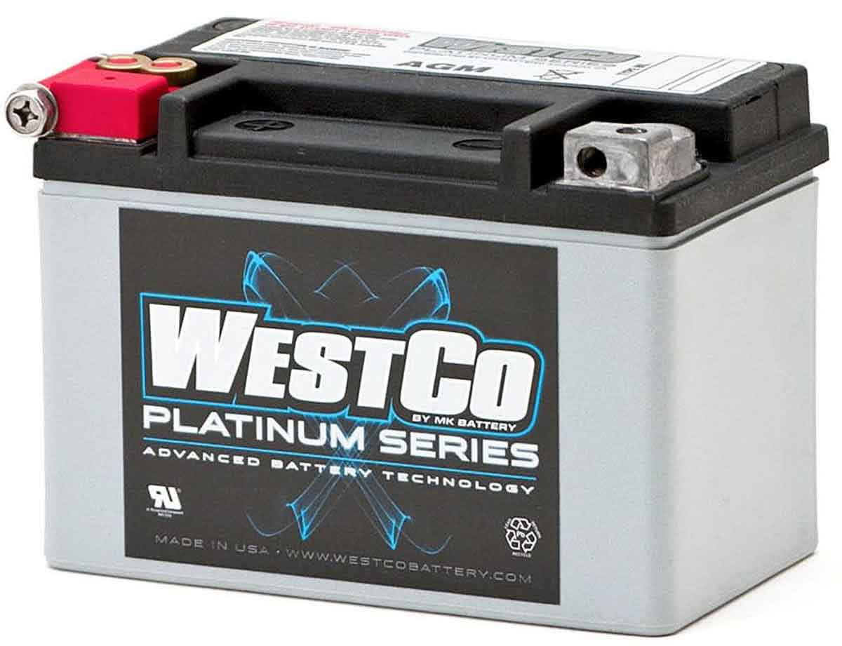 WCP9 WestCo Platinum 120CCA motorbike battery replacement
