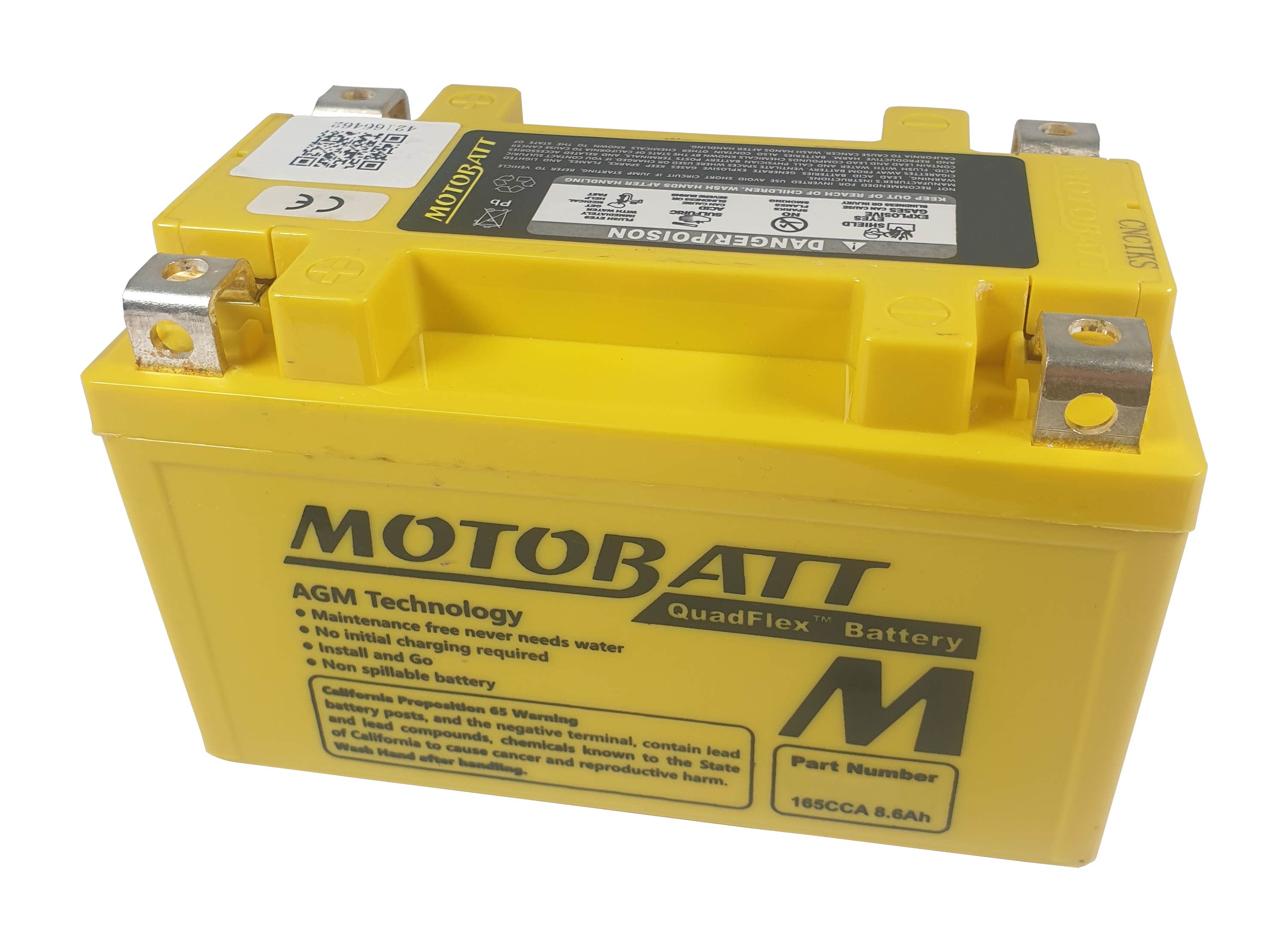Honda CBR-1000 2008 onwards battery replacement 12v