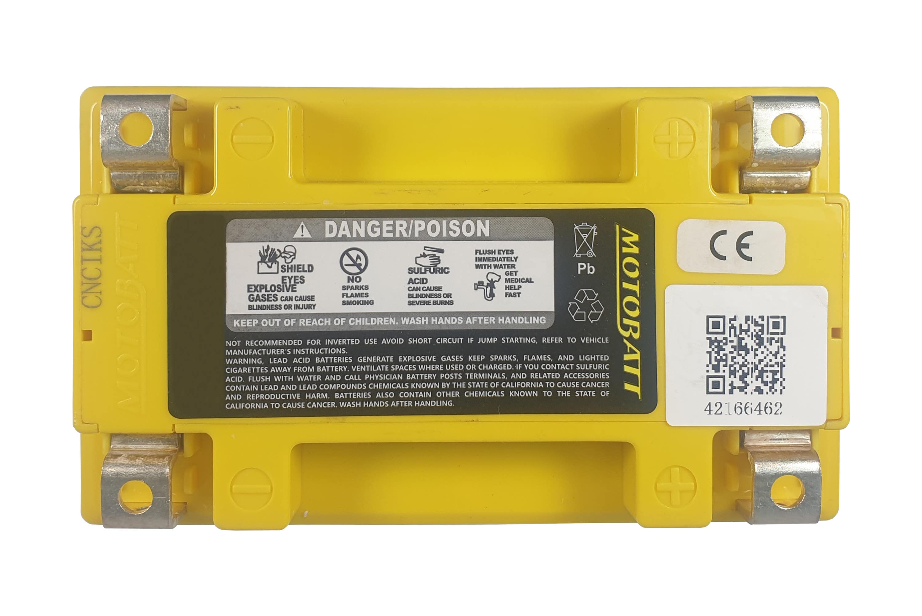 Honda CBR-1000 2008 onwards battery replacement 12v