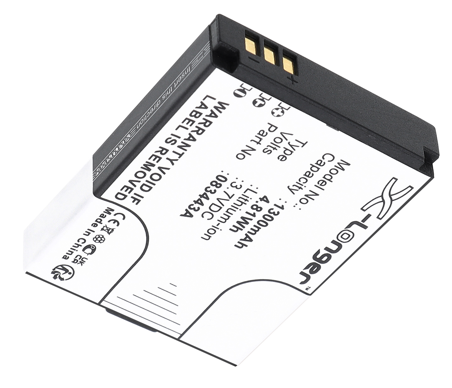 ActionPro iSaw A1 A2 Ace A3 X7 camera battery 1300mAh Li-ion 3.7V