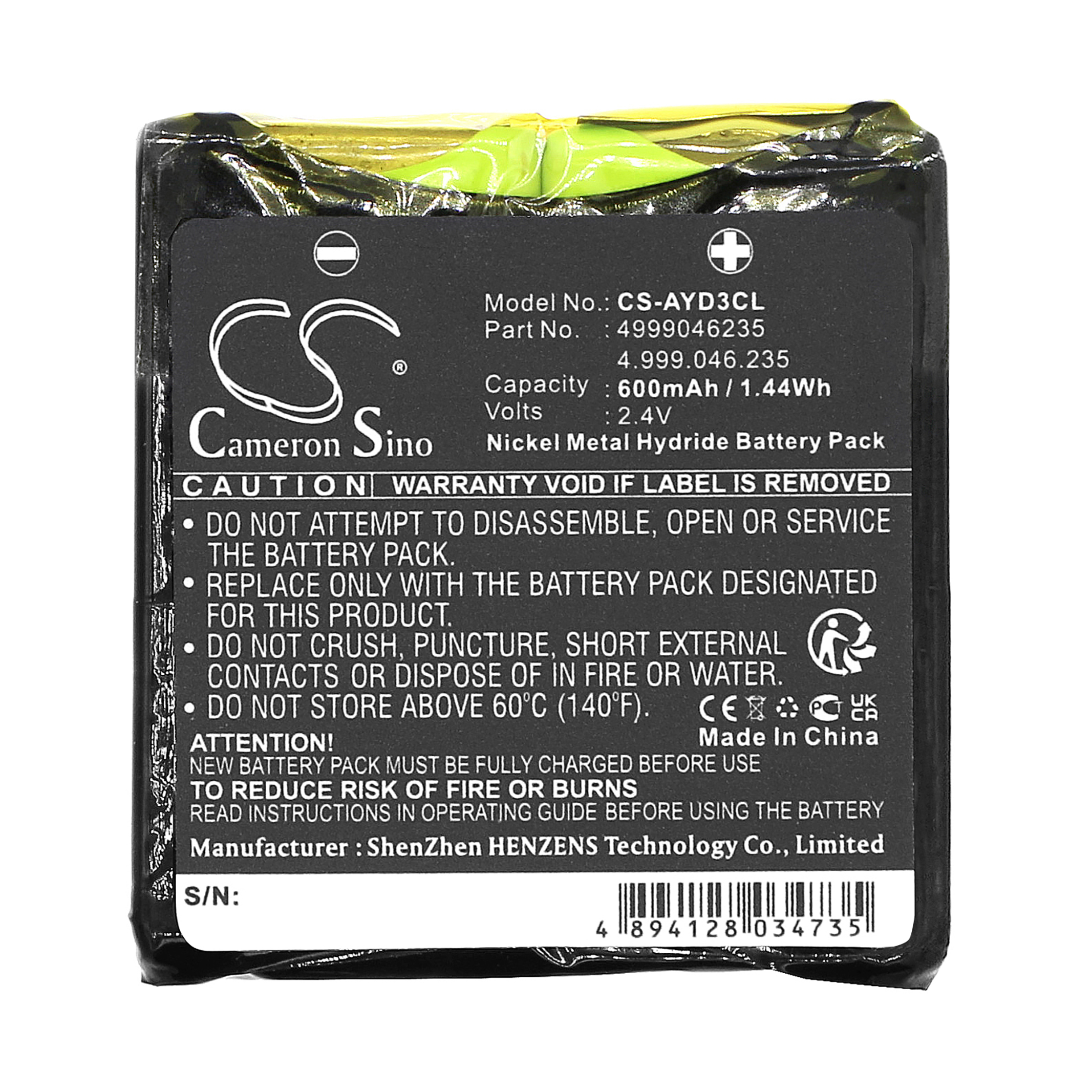 Openphone 24 black battery replacement rechargeable