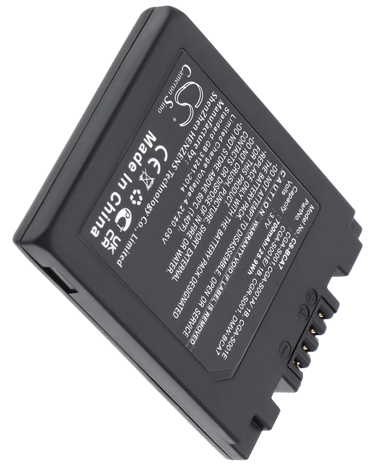 Leica D-LUX Panasonic Lumix DMC-F1 DMC-F1B camera battery 3.7V