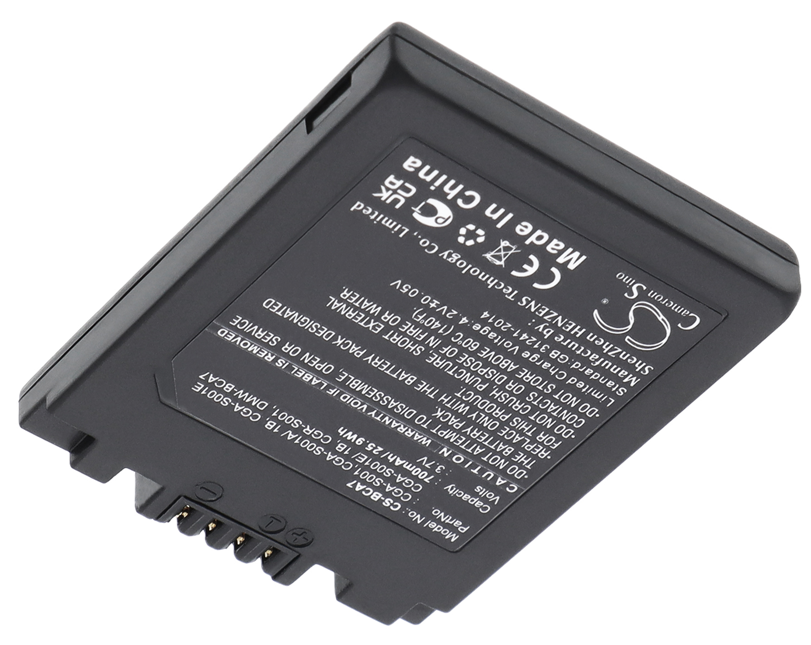 Leica D-LUX Panasonic Lumix DMC-F1 DMC-F1B camera battery 3.7V