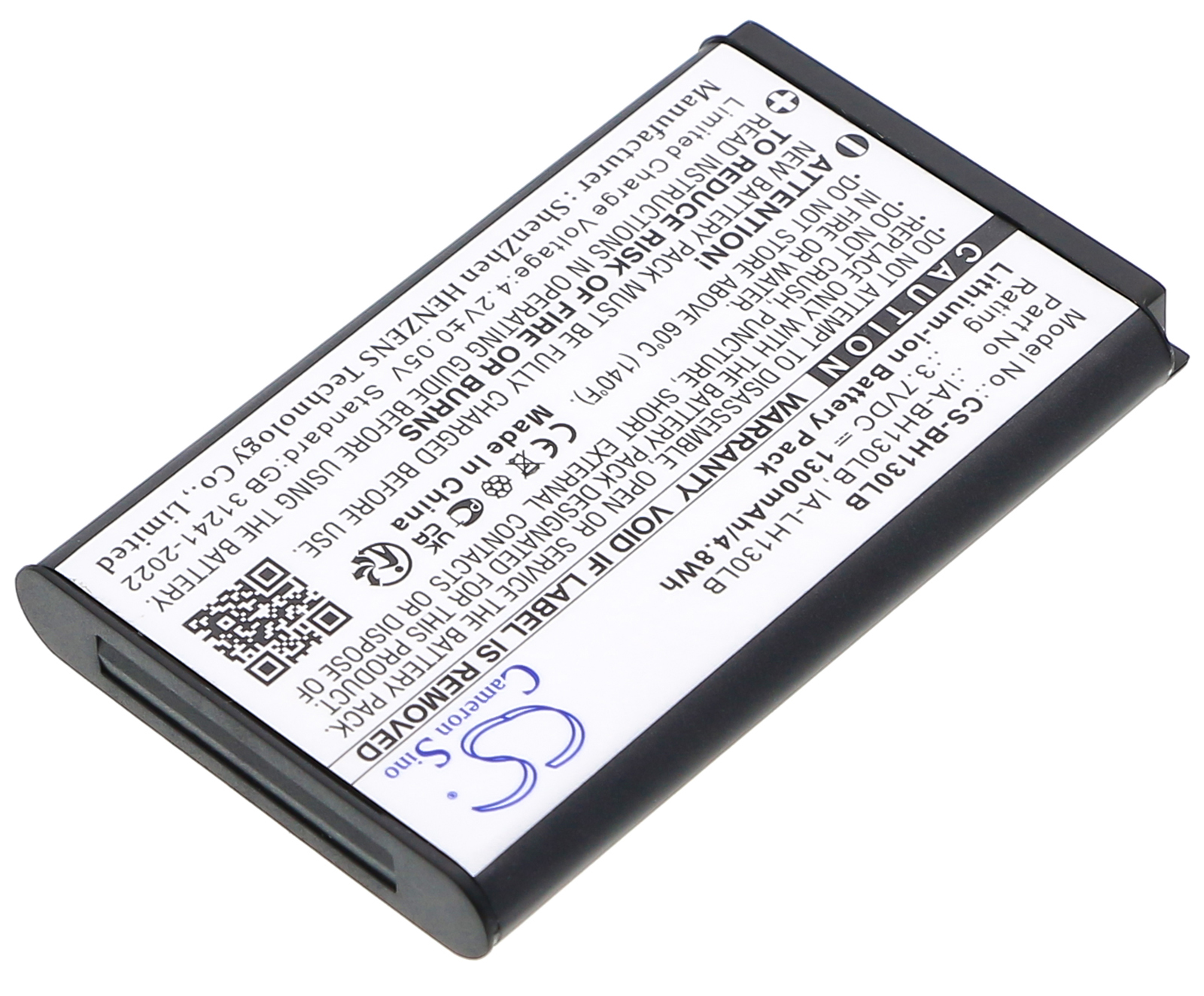 Samsung HMX-U20 HMX-W200 HMX-W350 battery 1300mAh Li-ion 3.7V