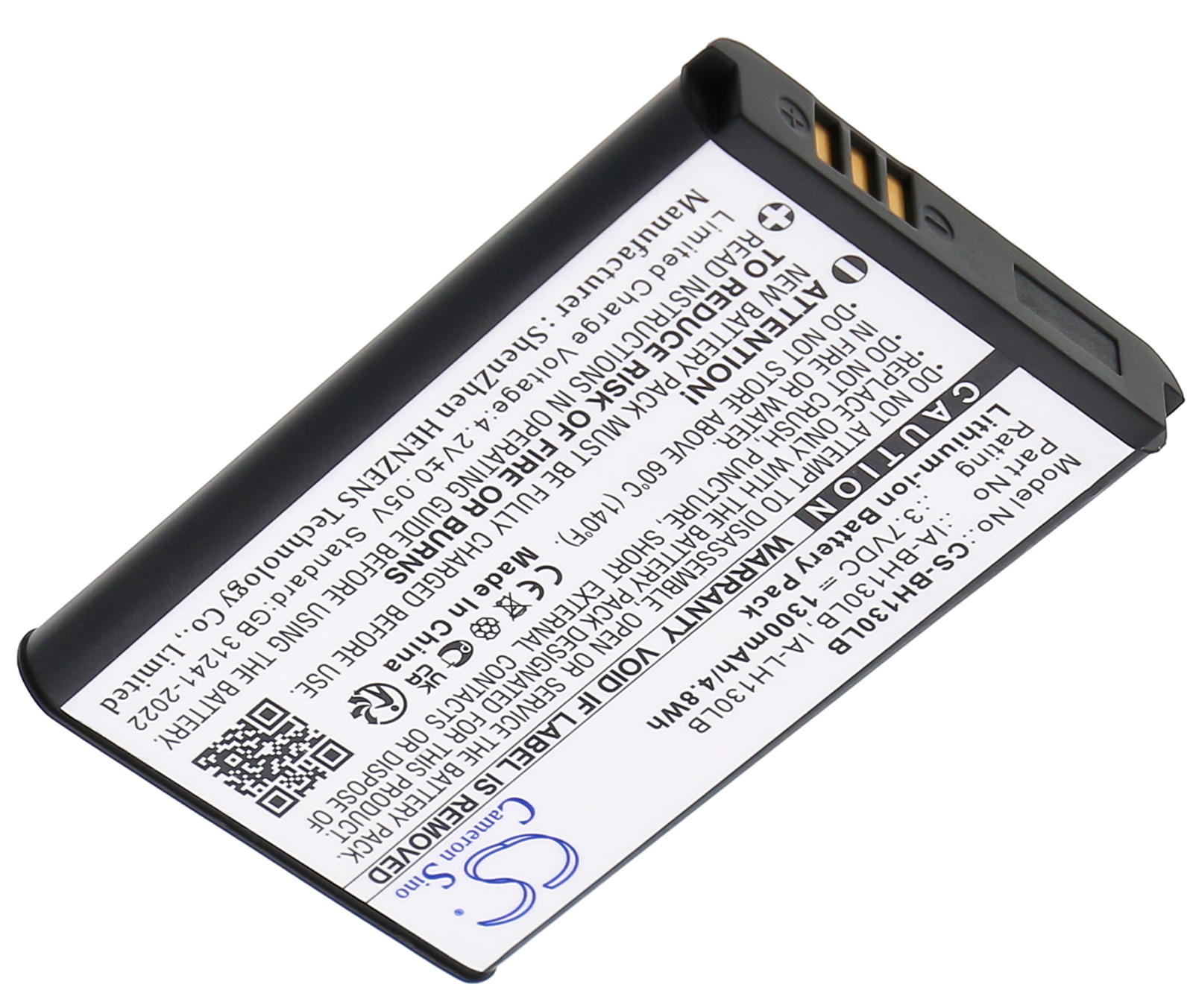 Samsung HMX-U20 HMX-W200 HMX-W350 battery 1300mAh Li-ion 3.7V