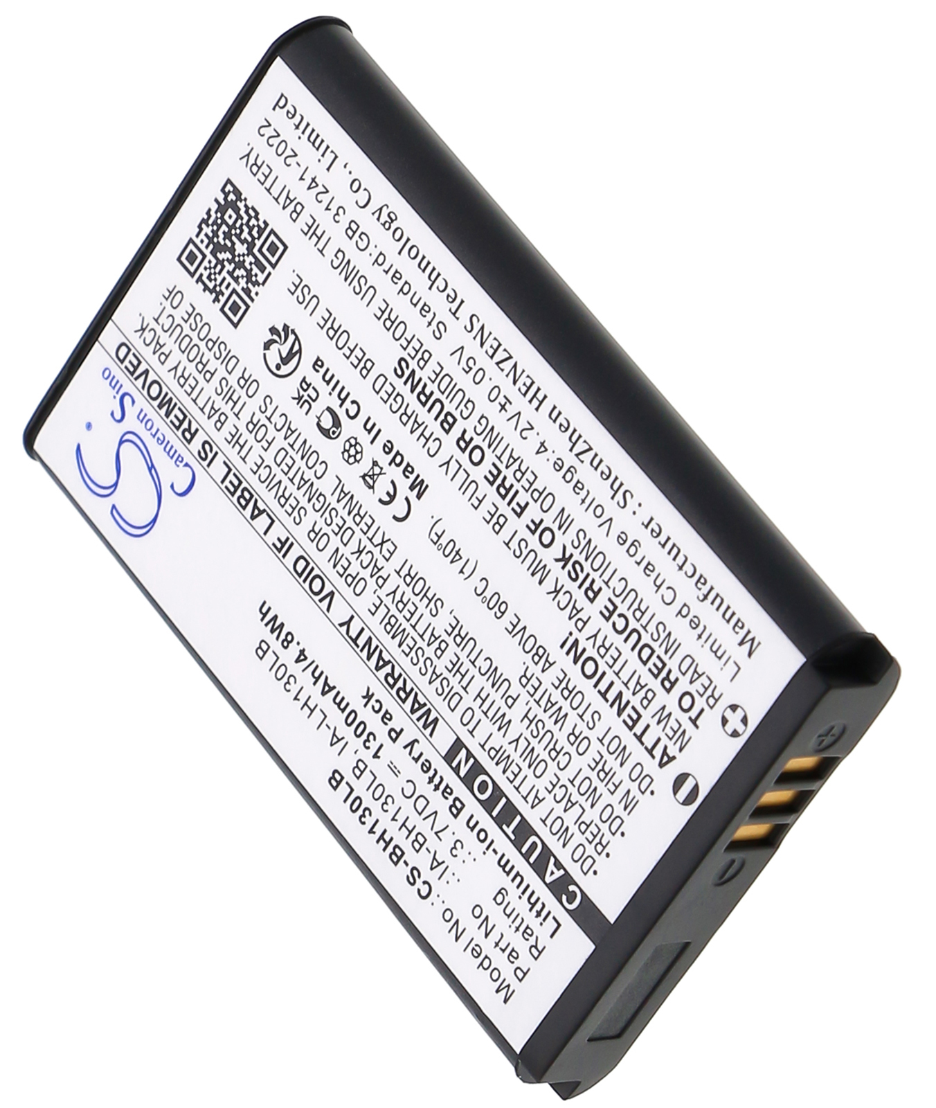 Samsung HMX-U20 HMX-W200 HMX-W350 battery 1300mAh Li-ion 3.7V