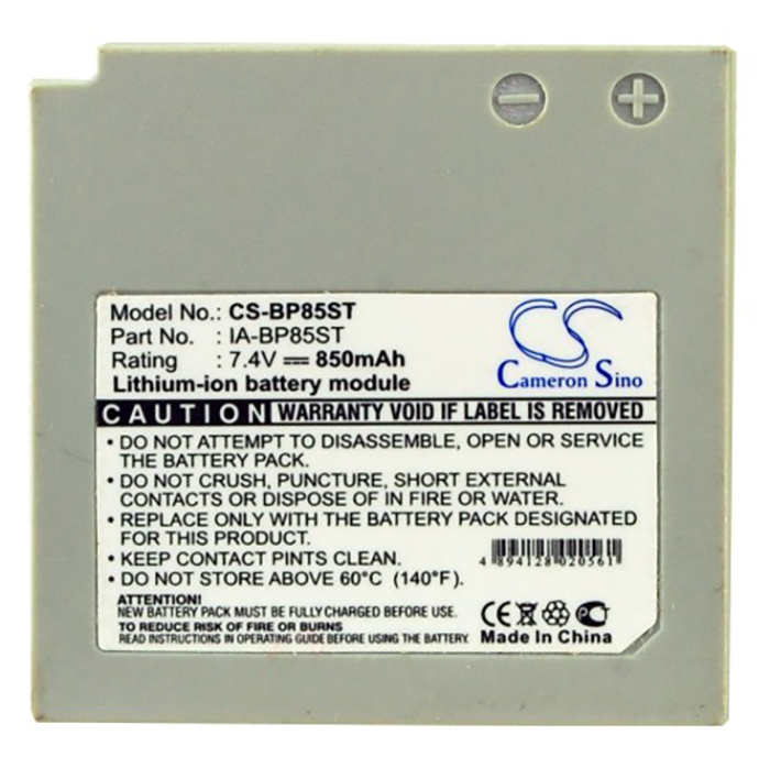 Samsung HMX-H106 SC-HMX10 SC-HMX10A camera battery Li-ion