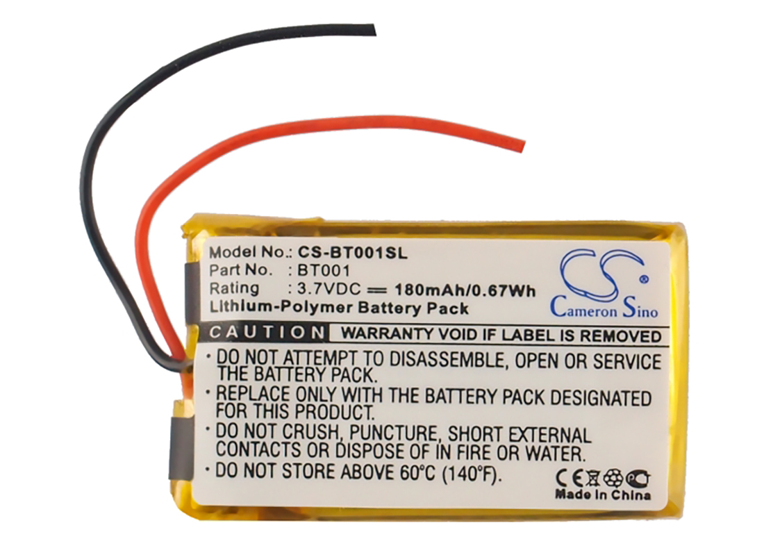 Globalsat 001 BT-001 Bluetooth GPS replacement battery rechargeable