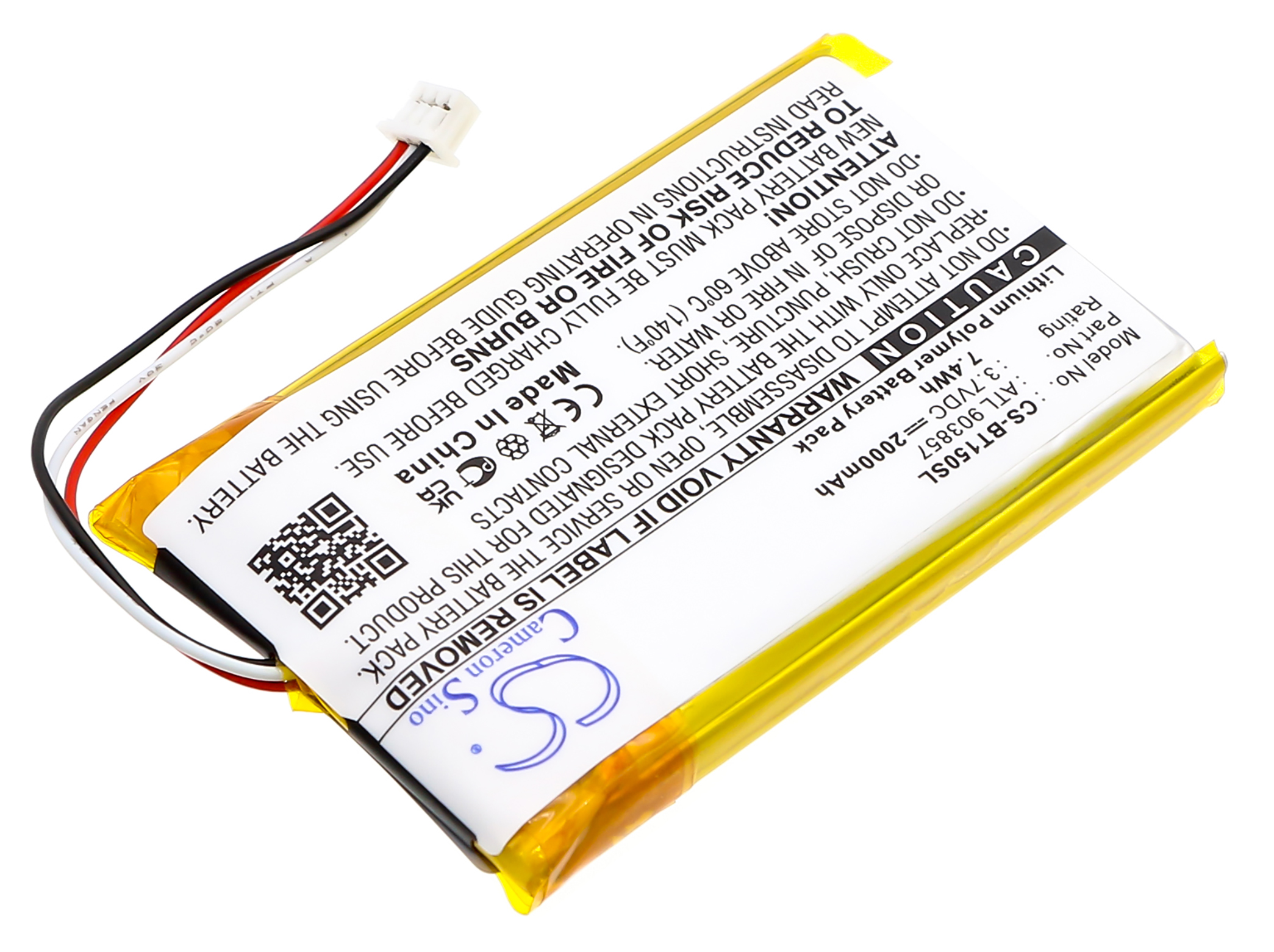 Globalsat battery TR-150 TR-151 ATL903857 GPS Receiver