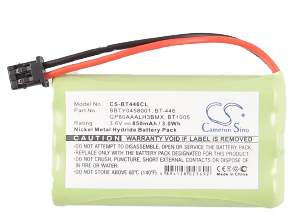 Uniden DCX750 DXC700 battery replacement rechargeable