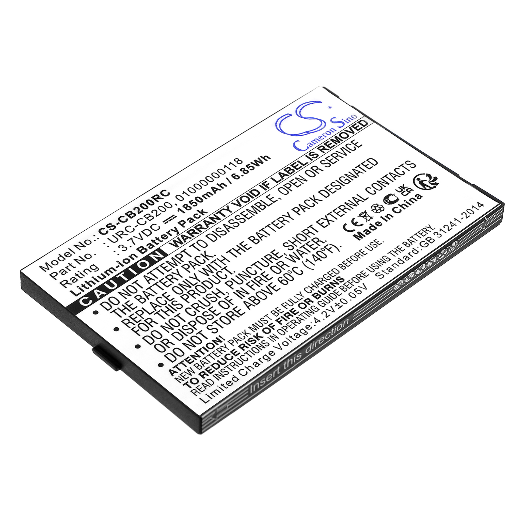 Sonos controller CB200 CB200WR1 Cr200 replacement battery