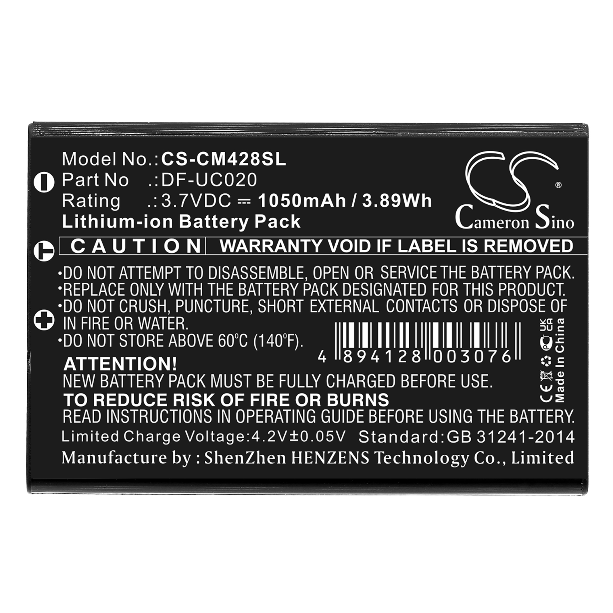 Creative DiVi CAM 428 Portable MP3 Player battery pack rechargeable