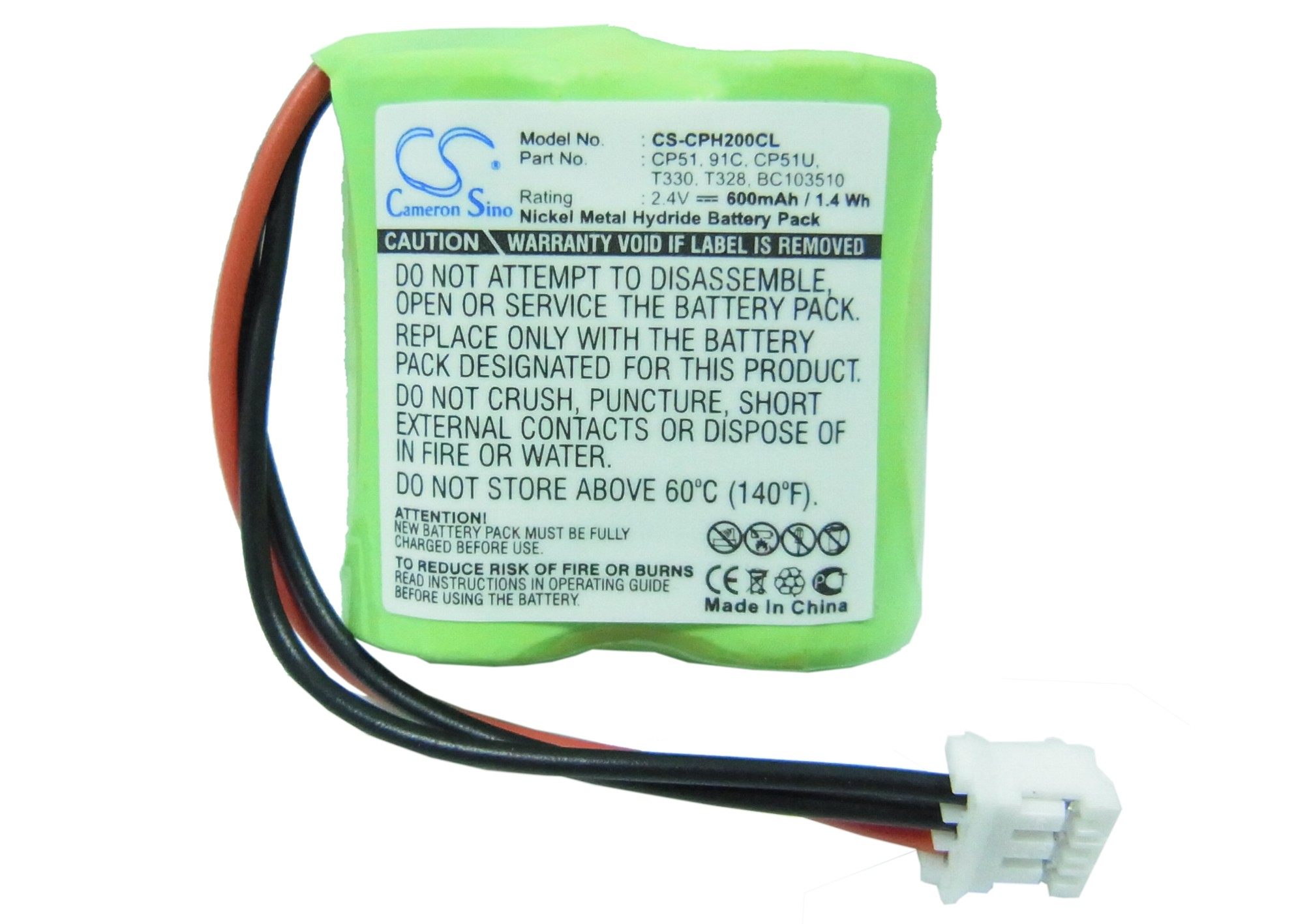Philips-Xalio-cordless-Duo battery rechargeable 2.4v.