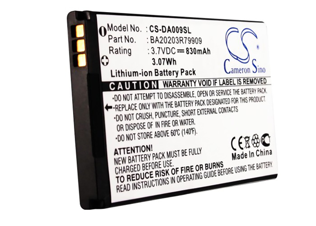 Creative Zen-Micro Photo, DAA-BA0009, BA20203R79909 Battery